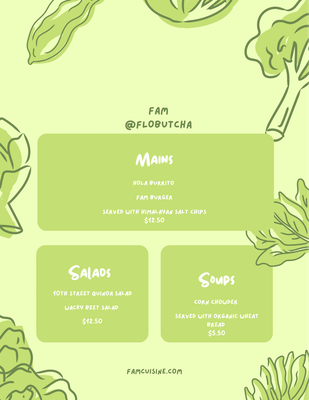 Fam Menu 4/7