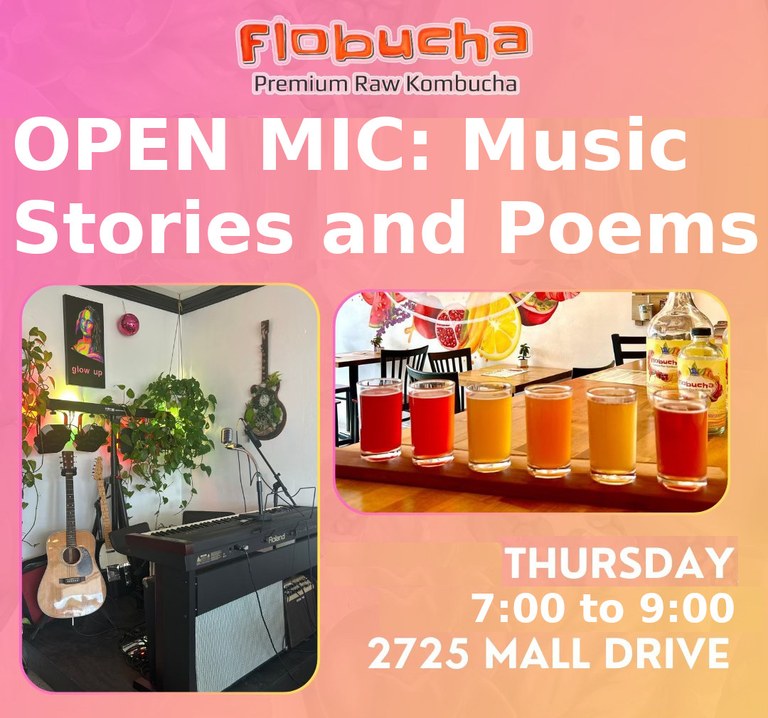 Open Mic Music, Stories and Poems