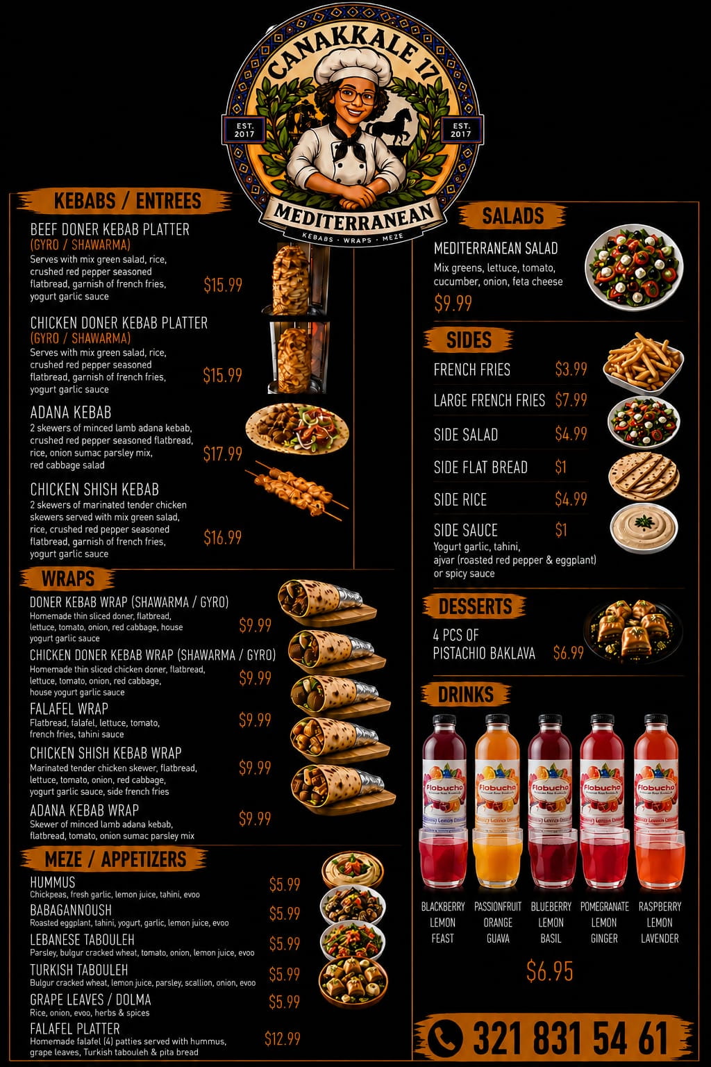 Mediterranean Menu   